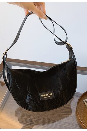 Women's White Dumpling Bag - High-End Versatile Shoulder & Crossbody Bag for Summer 2025 Fashion