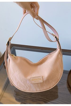 Women's White Dumpling Bag - High-End Versatile Shoulder & Crossbody Bag for Summer 2025 Fashion
