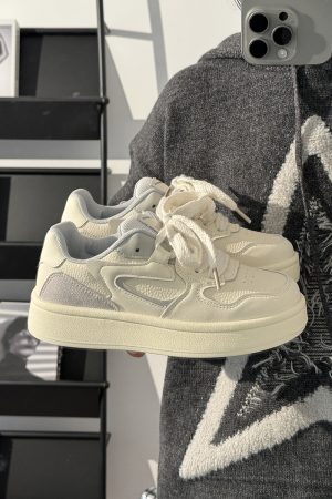 Women's White Sneakers 2025 - Breathable Simple Board Shoes for Students, Korean Style, Versatile Casual Footwear, Trendy INS Fashion