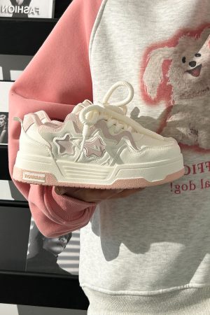 Women's White Thick-Soled Sneakers - Breathable Casual Skate Shoes for Spring Summer - Versatile Niche Fashion Footwear