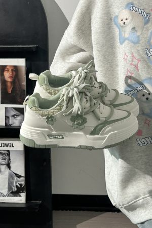 Women's White Thick-Soled Sneakers - Breathable Summer Board Shoes, Versatile Niche Design for Everyday Wear