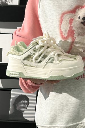 Women's White Thick-Soled Sneakers - Breathable Summer Board Shoes, Versatile Niche Design for Everyday Wear