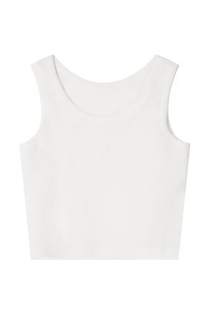 Women's Wide-Edged Round Neck Slim-Fit Short Vest Camisole Top - Summer 2025 Fashion, Trendy Casual Style