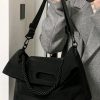 Women's Wide Strap Crossbody Bag - Versatile High-End Messenger Tote for Commuting - 2025 Fashion Trend
