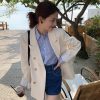 Women's Wrinkle-Free Blazer Jacket for Spring & Autumn 2025, High-End Niche Design, Small Size, Chic Lightweight Blazer