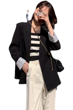 Women's Wrinkle-Free Blazer Jacket for Spring & Autumn 2025, High-End Niche Design, Small Size, Chic Lightweight Blazer