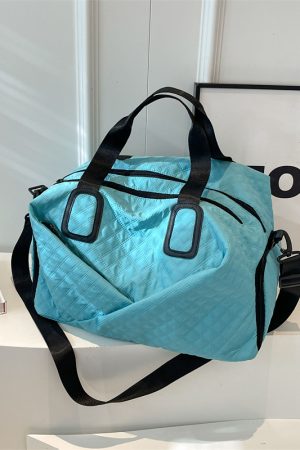 Women's Yoga Sports Bag with Dry Wet Separation, Large Capacity Fitness Bag, Handheld & Crossbody Travel Bag for Gym and Training